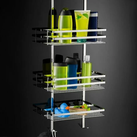 TECTAKE Duschablage aus Edelstahl zum Hängen - Duschwand, Hängeregal, Duschregal TECTAKE Duschablage Aus Edelstahl Zum Hängen - Duschwand, Hängeregal, Duschregal -TECTAKE Shop 7500001 2