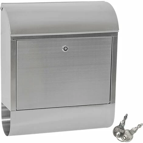 TECTAKE Edelstahl Briefkasten mit Zeitungsröhre XXL - Postkasten, Briefkastenanlage, Briefkasten mit Zeitungsbox TECTAKE Edelstahl Briefkasten Mit Zeitungsröhre XXL - Postkasten, Briefkastenanlage, Briefkasten Mit Zeitungsbox -TECTAKE Shop 7500008 1