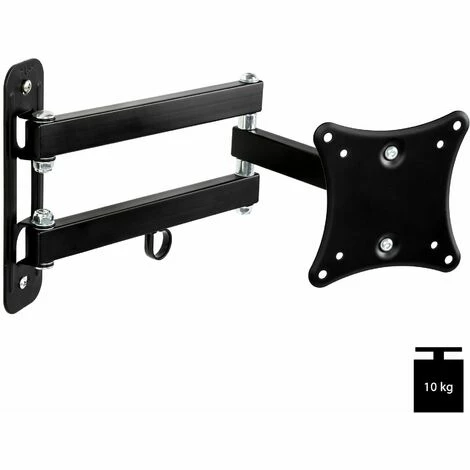 TECTAKE 6 TV Wandhalterungen neigbar, schwenkbar für 10" (25cm) - 24" (61cm), VESA max.: 100x100cm, bis 20kg - TV Halterungen, Fernsehhalterungen, Fernseher Wandhalterungen TECTAKE 6 TV Wandhalterungen Neigbar, Schwenkbar Für 10" (25cm) - 24" (61cm), VESA Max.: 100x100cm, Bis 20kg - TV Halterungen, Fernsehhalterungen, Fernseher Wandhalterungen -TECTAKE Shop 7500016 2