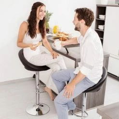 TECTAKE 2 Barhocker Christian Aus Kunstleder - Barstühle, Tresenhocker, Barmöbel -TECTAKE Shop 7500059 3