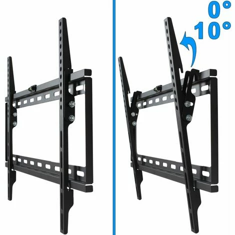 TECTAKE TV Wandhalterung neigbar für 32" (81cm) - 65" (165cm), VESA max.: 600x400, bis 70kg - TV Halterung, Fernsehhalterung, Fernseher Wandhalterung TECTAKE TV Wandhalterung Neigbar Für 32" (81cm) - 65" (165cm), VESA Max.: 600x400, Bis 70kg - TV Halterung, Fernsehhalterung, Fernseher Wandhalterung -TECTAKE Shop 7500129 4