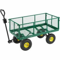 TECTAKE Bollerwagen Mit Ablage Max. 550kg - Handwagen, Leiterwagen, Bollerwagen Mit Luftreifen -TECTAKE Shop 7500308 4