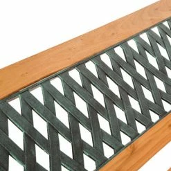 TECTAKE Gartenbank Tamara 2-Sitzer Aus Holz Und Gusseisen 128x51x73cm - Gartenmöbel, Balkonmöbel, Bank -TECTAKE Shop 7500410 5