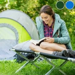 TECTAKE Feldbett Aus Aluminium - Gästebett, Klappbett, Campingbett - Blau -TECTAKE Shop 7500452 3