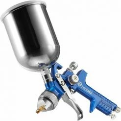 TECTAKE 3 HVLP Lackierpistolen (0,8/1,3/1,7mm Düse) Inkl. Microfasertücher - Lackierpistole, Spritzpistole, Farbspritzpistole -TECTAKE Shop 7500474 3