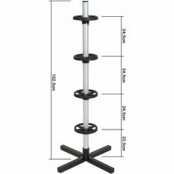 TECTAKE Felgenbaum Reifenständer Aus Aluminium - Reifenbaum, Felgenständer, Reifenständer - Bis 225er Reifen -TECTAKE Shop 7500538 5
