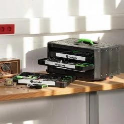 TECTAKE Trolley Werkzeugkoffer 899-tlg. Mit 4 Schubladen - Werkzeugkasten, Werkzeugkiste, Werkzeugtrolley -TECTAKE Shop 7500570 3