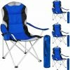 TECTAKE 4 Campingstühle Mit Polsterung - Klappstuhl, Strandstuhl, Klapphocker - Blau 2 TECTAKE 4 Campingstühle Mit Polsterung - Klappstuhl, Strandstuhl, Klapphocker - Blau -TECTAKE Shop 7500621 1
