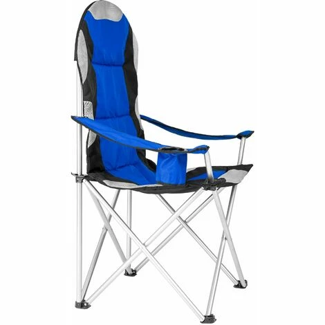 TECTAKE 4 Campingstühle mit Polsterung - Klappstuhl, Strandstuhl, Klapphocker - blau TECTAKE 4 Campingstühle Mit Polsterung - Klappstuhl, Strandstuhl, Klapphocker - Blau -TECTAKE Shop 7500621 2