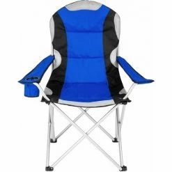 TECTAKE 4 Campingstühle Mit Polsterung - Klappstuhl, Strandstuhl, Klapphocker - Blau 4 TECTAKE 4 Campingstühle Mit Polsterung - Klappstuhl, Strandstuhl, Klapphocker - Blau -TECTAKE Shop 7500621 3