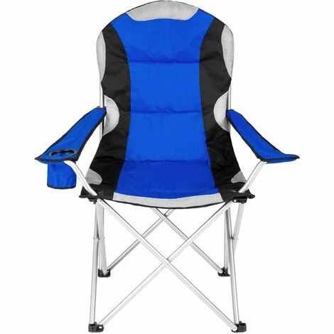 TECTAKE 4 Campingstühle mit Polsterung - Klappstuhl, Strandstuhl, Klapphocker - blau TECTAKE 4 Campingstühle Mit Polsterung - Klappstuhl, Strandstuhl, Klapphocker - Blau -TECTAKE Shop 7500621 3