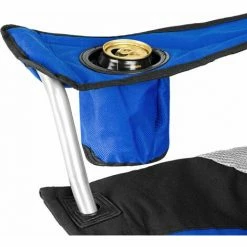 TECTAKE 4 Campingstühle Mit Polsterung - Klappstuhl, Strandstuhl, Klapphocker - Blau 5 TECTAKE 4 Campingstühle Mit Polsterung - Klappstuhl, Strandstuhl, Klapphocker - Blau -TECTAKE Shop 7500621 4