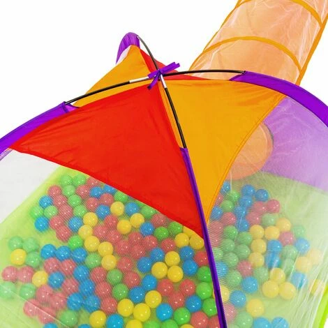 TECTAKE Spielzelt mit Tunnel, 200 Bällen und Tasche - Spielhaus, Spielzelt, Kinderzelt - bunt TECTAKE Spielzelt Mit Tunnel, 200 Bällen Und Tasche - Spielhaus, Spielzelt, Kinderzelt - Bunt -TECTAKE Shop 7500644 4