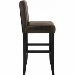 TECTAKE Barhocker Aus Kunstleder - Barstuhl, Tresenhocker, Barmöbel - Braun -TECTAKE Shop 7500688 4