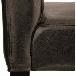 TECTAKE Barhocker Aus Kunstleder - Barstuhl, Tresenhocker, Barmöbel - Braun -TECTAKE Shop 7500688 5