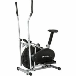 TECTAKE 2 In 1 Crosstrainer Und Heimtrainer Mit Trainingscomputer - Ellipsentrainer, Hometrainer, Fitnessgerät Für Zuhause