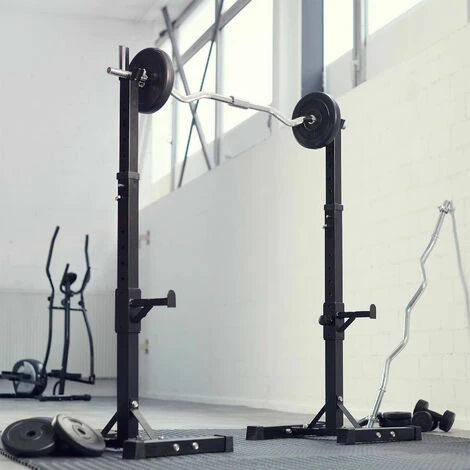 TECTAKE Langhantelständer - Hantelständer, Hantelablage, Kniebeugen-Ständer TECTAKE Langhantelständer - Hantelständer, Hantelablage, Kniebeugen-Ständer -TECTAKE Shop 7500986 3