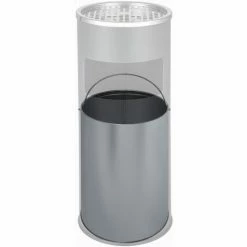 TECTAKE Standaschenbecher - Aschenbecher Für Draußen, Standascher, Mülleimer - Anthrazit -TECTAKE Shop 7501047 5