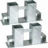 TECTAKE Holzstapelhilfe Feuerverzinkt 2-tlg. - Brennholzunterstand, Brennholz Stapelhilfe, Holzstapelhalter -TECTAKE Shop 7501090 1