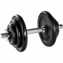 TECTAKE Kurzhantel Verchromt - Hanteln, Hantelset, Kurzhantel Set - 20 Kg