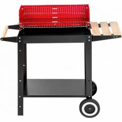 TECTAKE Holzkohlegrill Grillwagen - Standgrill, Kohlegrill, Grillwagen -TECTAKE Shop 7501113 5