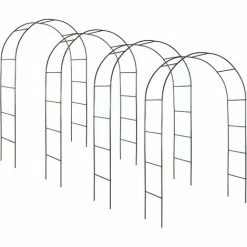 TECTAKE 4 Rosenbögen, 240 X 140 Cm - Rankhilfe, Spalier, Rankbogen