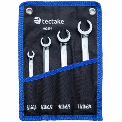 TECTAKE Gabelschlüssel Set 4-tlg. - Schraubenschlüssel, Maulschlüssel, Ringschlüssel TECTAKE Gabelschlüssel Set 4-tlg. - Schraubenschlüssel, Maulschlüssel, Ringschlüssel -TECTAKE Shop 7501234 1