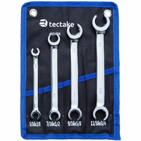 TECTAKE Gabelschlüssel Set 4-tlg. - Schraubenschlüssel, Maulschlüssel, Ringschlüssel TECTAKE Gabelschlüssel Set 4-tlg. - Schraubenschlüssel, Maulschlüssel, Ringschlüssel -TECTAKE Shop 7501234 2
