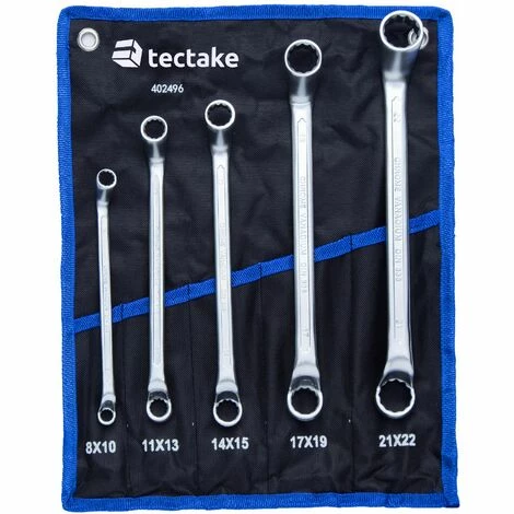 TECTAKE Ringschlüssel Set 5-tlg. - Schraubenschlüssel, Maulschlüssel, Ringschlüssel TECTAKE Ringschlüssel Set 5-tlg. - Schraubenschlüssel, Maulschlüssel, Ringschlüssel -TECTAKE Shop 7501236 2