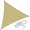 TECTAKE Polyethylen Sonnensegel Dreieckig Beige - Sonnenschutzsegel - 300 X 300 X 300 Cm -TECTAKE Shop 7501277 1