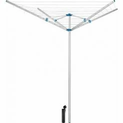 TECTAKE Wäschespinne - Wäscheständer, Wäscheleine, Wäscheschirm