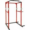 TECTAKE Kraftstation - Fitnesstation, Trainingsstation, Kraftturm - Schwarz/rot -TECTAKE Shop 7501427 1