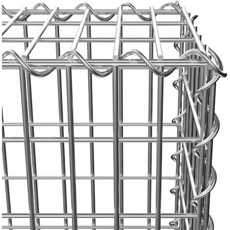 TECTAKE Gabione Steinkorb mit Maschenweite 5x10cm - Drahtkorb, Metallkorb, Steinkörbe - 100 x 30 x 50 cm TECTAKE Gabione Steinkorb Mit Maschenweite 5x10cm - Drahtkorb, Metallkorb, Steinkörbe - 100 X 30 X 50 Cm -TECTAKE Shop 7501477 4