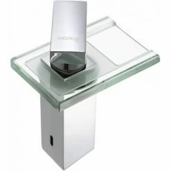 TECTAKE Waschtischarmatur Wasserfall 3-Farbwechsel - Wasserhahn, Spültischarmatur, Badarmatur -TECTAKE Shop 7501485 5