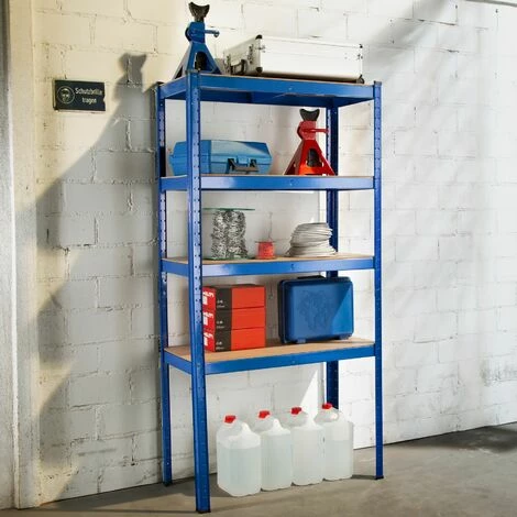 TECTAKE Lagerregal 4 Ebenen - Schwerlastregal, Metallregal, Kellerregal TECTAKE Lagerregal 4 Ebenen - Schwerlastregal, Metallregal, Kellerregal -TECTAKE Shop 8189382 2