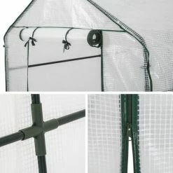 TECTAKE Gewächshaus Mit Plane - Frühbeet, Tomatenhaus, Treibhaus -TECTAKE Shop 8417197 4