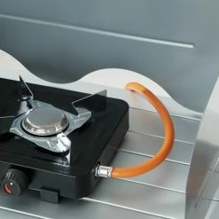 TECTAKE Campingküche 76x53,5x107cm - Outdoorküche, Campingschrank, Campingausstattung - Grau -TECTAKE Shop 8447587 5