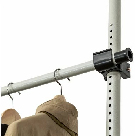 TECTAKE Teleskop Garderobensystem - Teleskop Garderobe, Garderobensystem, Kleiderstangensystem TECTAKE Teleskop Garderobensystem - Teleskop Garderobe, Garderobensystem, Kleiderstangensystem -TECTAKE Shop 8855969 5