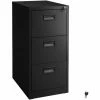 TECTAKE Aktenschrank Mit 3 Schubladen 62,4x46x102,8cm - Büroschrank, Rolladenschrank, Hängeregisterschrank - Schwarz -TECTAKE Shop 9500897 1